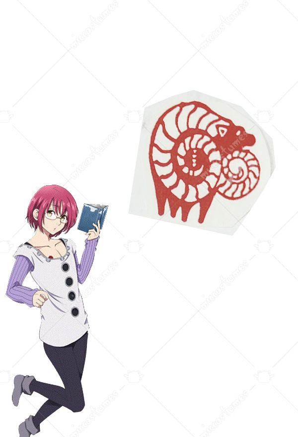 The Seven Deadly Sins Gowther Cosplay Tattoo Sticker