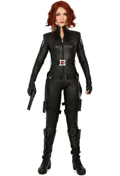 Black Widow Costume American Superhero Cosplay Bodysuit For Sale