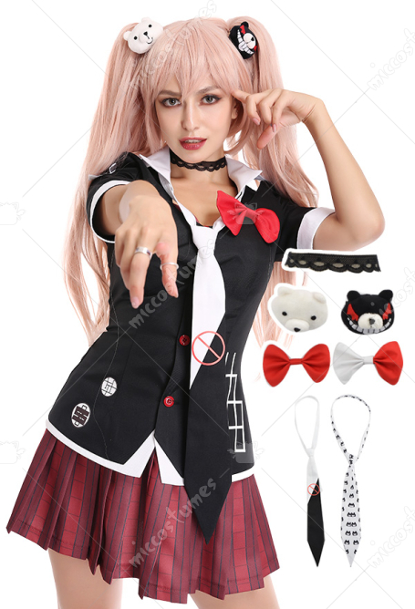 Junko Enoshima Cosplay Danganronpa Costume Uniform For Sale