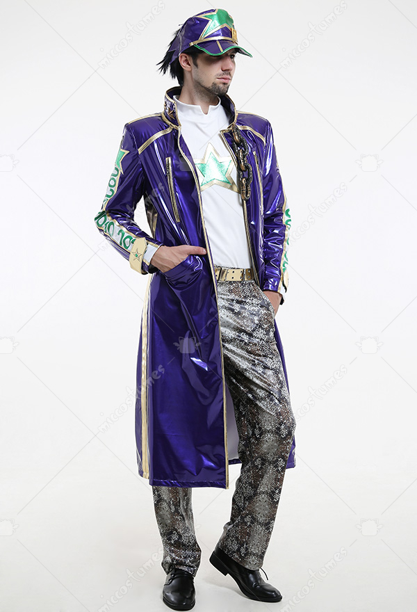 JoJos Bizarre Adventure Costume - Jotaro Kujo Cosplay | Leather Outfit ...