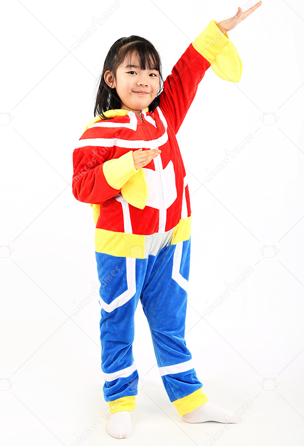 My Hero Academia Costume - Midoriya Izuku Deku Kids in All Might Onesie