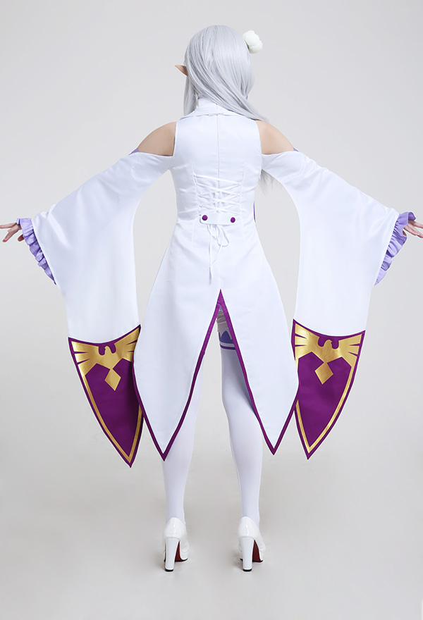 Re Zero Starting Life In Another World Emilia Cosplay Costume