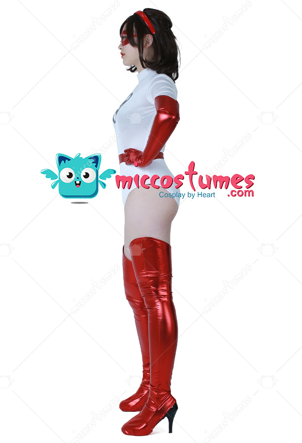 The Incredibles Mrs Incredible Elastigirl Helen Parr White Jumpsuit