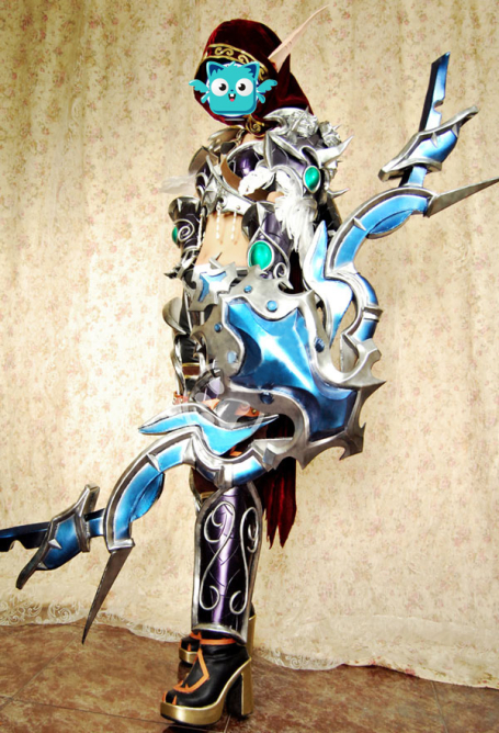 Exclusive Handmade World Of Warcraft Queen Of The Forsaken Sylvanas Windrunner Cosplay Costume Armor Set