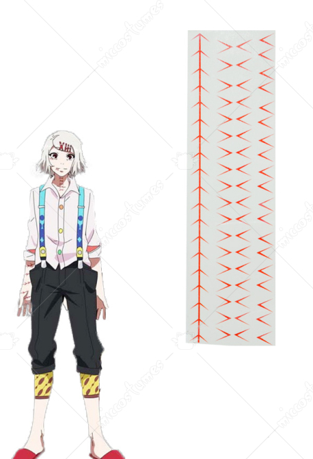 Tokyo Ghoul Juzo Suzuya Cosplay Tattoo Sticker For Sale