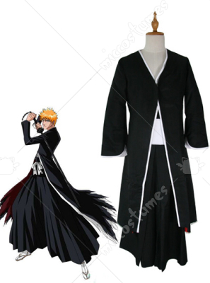 Bleach Ichigo Kurosaki Bankai Form Cosplay Costume