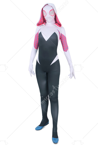 Superhero Jumpsuit Cosplay Costume Inspired By Spider Woman Gwen Stacy Order To Made