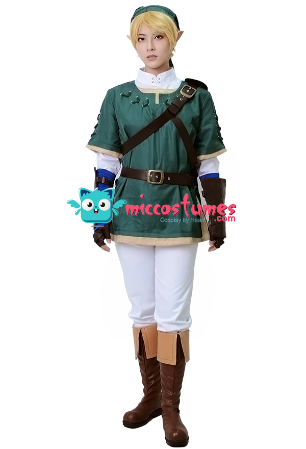 Zelda Twilight Princess Link Cosplay Costume For Sale