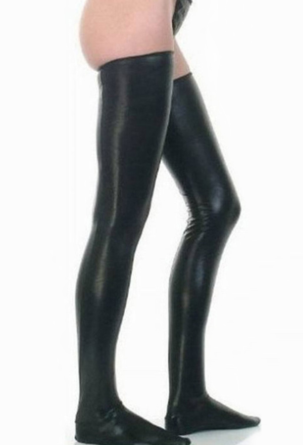 Women's Stockings - Elastic Shiny Thigh High Stockings | Top Quality ...