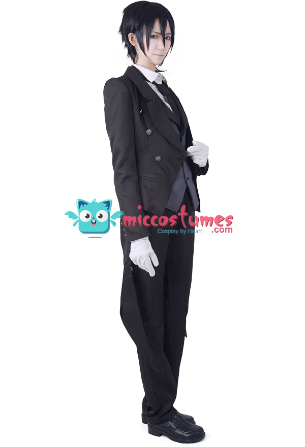 Black Butler Sebastian Michaelis Cosplay Costume For Sale