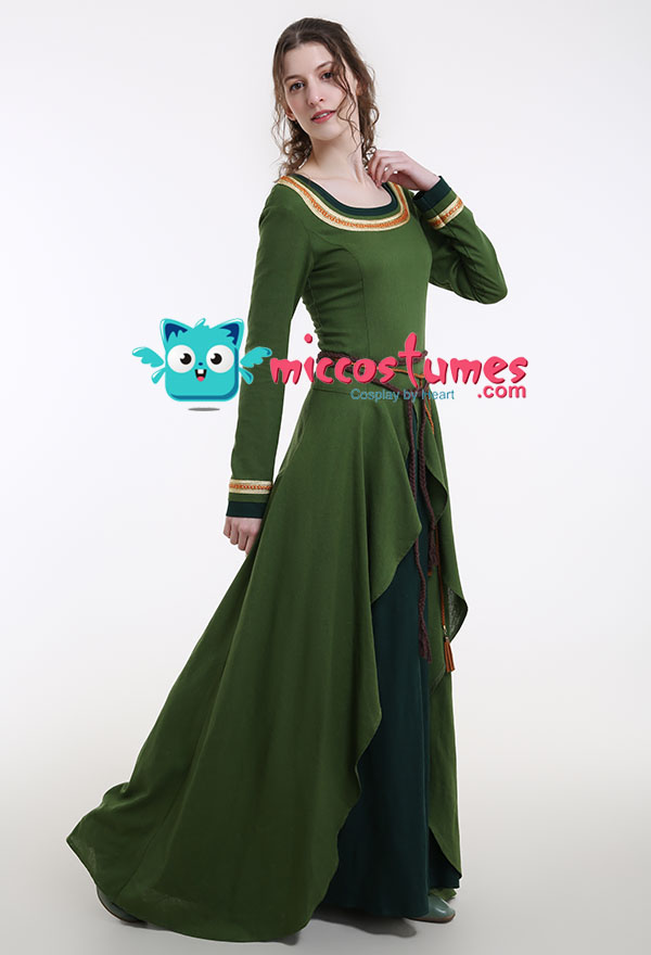 Medieval Dress - Renaissance Costume | Halloween Party Retro Historical ...