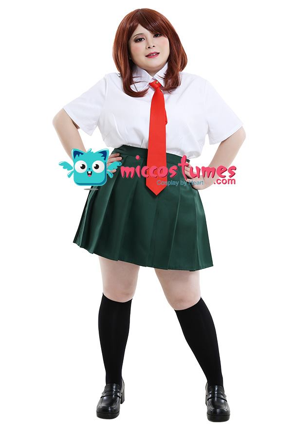 Plus Size My Hero Academia Summer School Uniform Cosplay Costume for ...