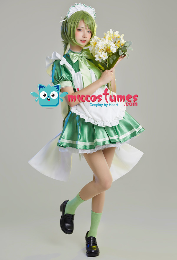 Lettuce Midorikawa Maid Costume Tokyo Mew Mew Cosplay Top Quality