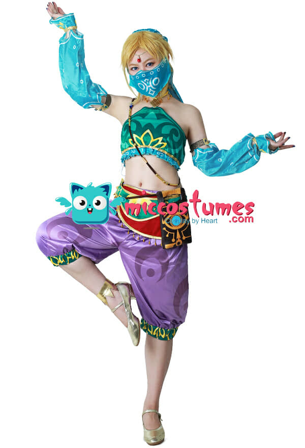 Female Zelda Link Gerudo Outfit Cosplay Costume
