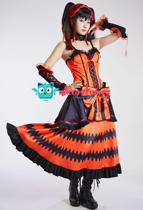 date a live kurumi tokisaki cosplay costume for sale