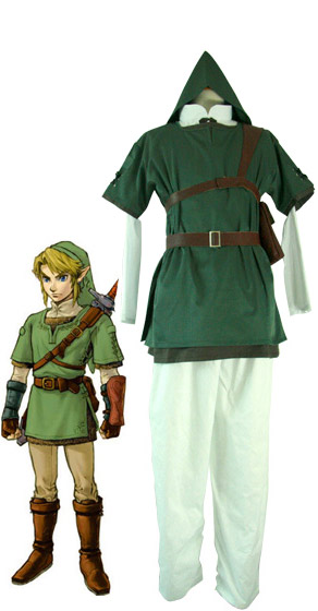 The Legend of Zelda Link Cosplay Costume Sales at